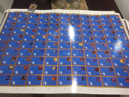 1992 Dynamic Marketing Batman Returns uncut sheets