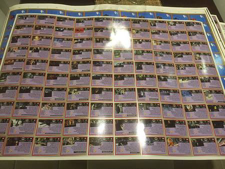 1992 Dynamic Marketing Batman Returns uncut sheets