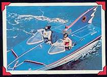 Front of two of the Riddler Back cards featuring photography from the 1966 Batman movie