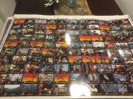 1992 Dynamic Marketing Batman Returns uncut sheets