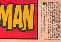 Front and back of cards 10 and 44 from the A&BC Red Bat release