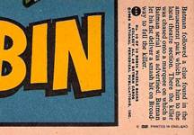 Front and back of cards 10 and 44 from the A&BC Red Bat release