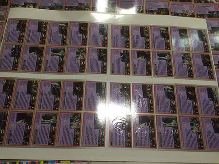 1992 Dynamic Marketing Batman Returns uncut sheets