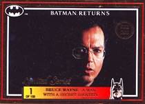 1992 Dynamic Marketing Batman Returns Gold insert set
