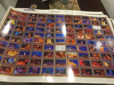 1992 Dynamic Marketing Batman Returns uncut sheets