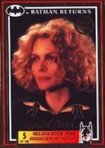 1992 Dynamic Marketing Batman Returns Gold insert set