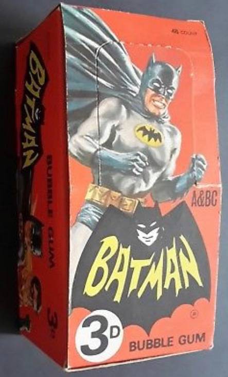Batman cards box A&BC threepence