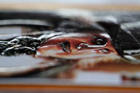 Close-ups of the 1992 Dynamic Marketing Batman Returns Embossed Gold insert set